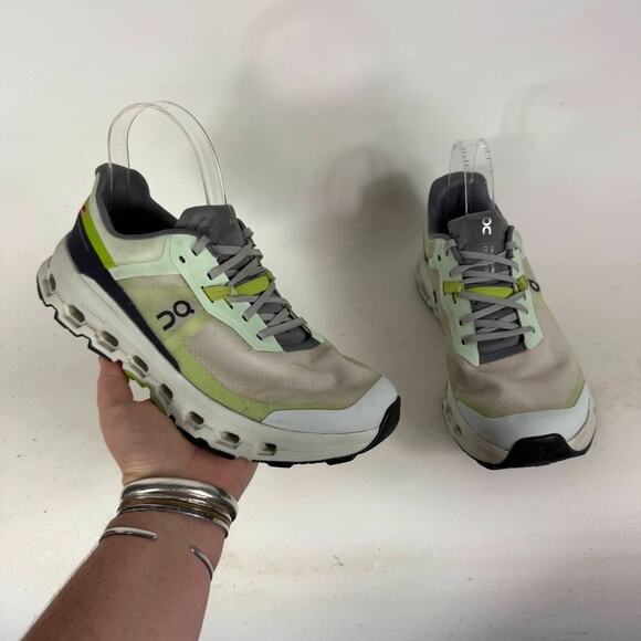 On Shoes - On Cloudvista 2 Sneakers Women's 7.5 Lima Kiwi Lace Up Low Top Athletic Shoes